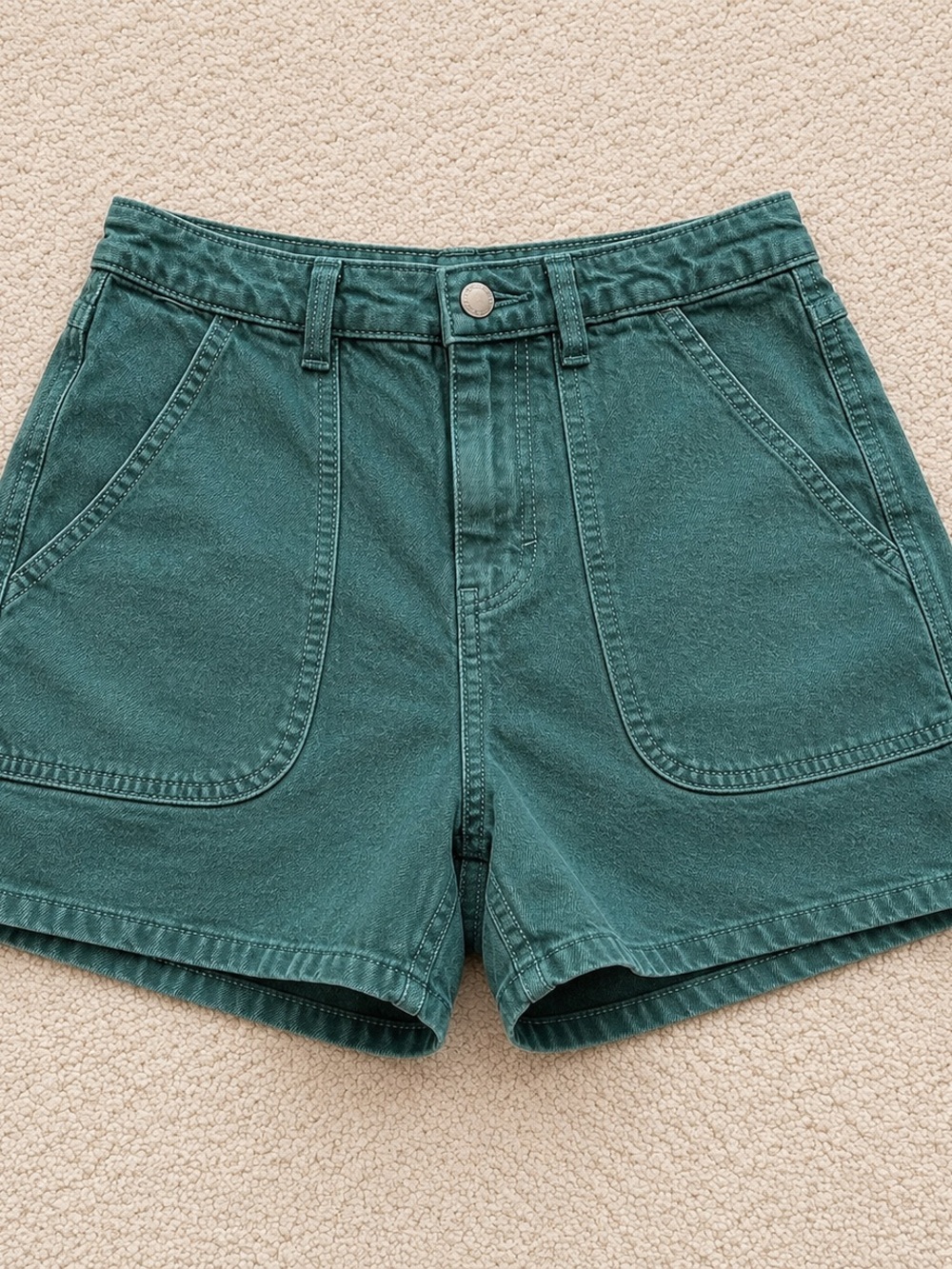 Target Teal / Green High-Rise Denim Shorts